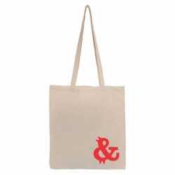 branded Long Handle Calico Shopper, from our range of promotional Cotton & Calico Tote Bags