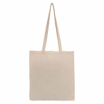 branded Long Handle Calico Shopper, from our range of promotional Cotton &amp; Calico Tote Bags
