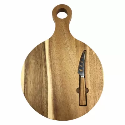branded Bernardo Cheeseboard & Knife Set, from our range of promotional Cheese Sets