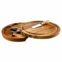 branded Exquisite Cheeseboard &amp; Knife Set, from our range of promotional Cheese Sets