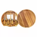 branded Exquisite Cheeseboard &amp; Knife Set, from our range of promotional Cheese Sets