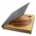 branded Exquisite Cheeseboard &amp; Knife Set, from our range of promotional Cheese Sets