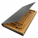 branded Noyya Cheeseboard &amp; Knife Set, from our range of promotional Cheese Sets
