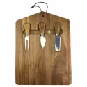 branded Trekko Cheeseboard &amp; Knife Set, from our range of promotional Cheese Sets