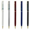 branded Berlino Metal Gold Metal Pen, from our range of promotional Metal Promotional Pens