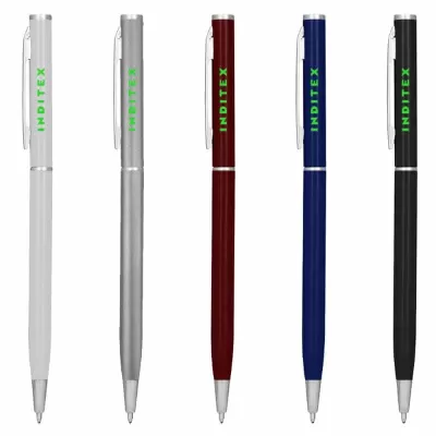 branded Berlino Metal Silver Metal Pen, from our range of promotional Metal Promotional Pens