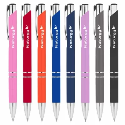 branded Euroauz Rubberised Metal Pen, from our range of promotional Metal Promotional Pens