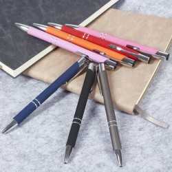 branded Euroauz Rubberised Metal Pen, from our range of promotional Metal Promotional Pens