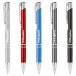 branded Euroauz Shiny Metal Pen, from our range of promotional Metal Promotional Pens