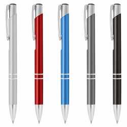 branded Euroauz Shiny Metal Pen, from our range of promotional Metal Promotional Pens