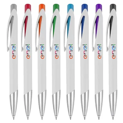 branded Madrid Plastic Pen, from our range of promotional Plastic Promotional Pens