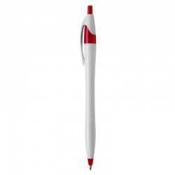 branded Oracle White Plastic Pen, from our range of promotional Plastic Promotional Pens