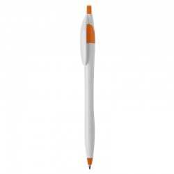 branded Oracle White Plastic Pen, from our range of promotional Plastic Promotional Pens