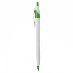 branded Oracle White Plastic Pen, from our range of promotional Plastic Promotional Pens