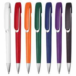 Plastic Promotional Pens  - Tahlia Coloured Plastic Pen