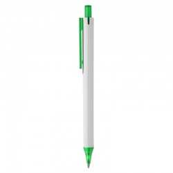 Plastic Promotional Pens - York White Plastic Pen