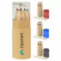 branded 2 in 1 Colour Pencil Tube, from our range of promotional Pencils