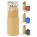 branded 2 in 1 Colour Pencil Tube, from our range of promotional Pencils