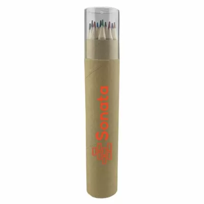 branded Colour Pencil Tube, from our range of promotional Pencils