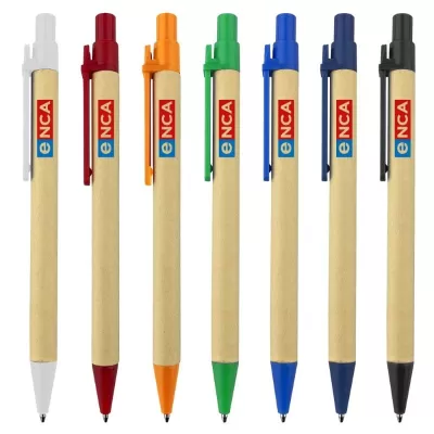 branded Astor Recycled Cardboard Pen, from our range of promotional Bamboo & Wood Pens