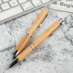 branded Deyon Bamboo Pen, from our range of promotional Bamboo & Wood Pens