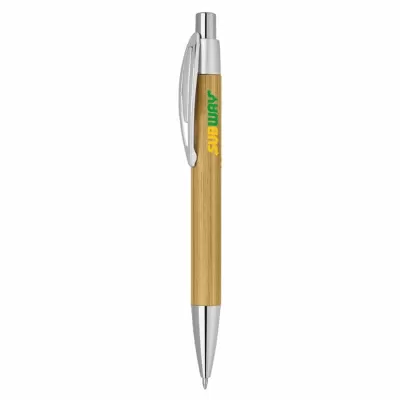 branded Flurr Bamboo Pen, from our range of promotional Bamboo & Wood Pens