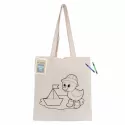 branded Colouring Calico Bag No Gusset, from our range of promotional Cotton &amp; Calico Tote Bags