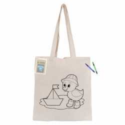 branded Colouring Calico Bag No Gusset, from our range of promotional Cotton & Calico Tote Bags