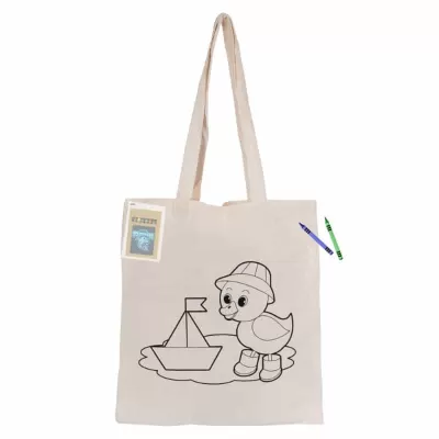 branded Colouring Calico Bag No Gusset, from our range of promotional Cotton & Calico Tote Bags