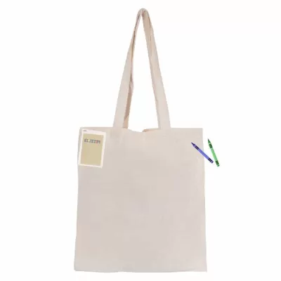 branded Colouring Calico Bag No Gusset, from our range of promotional Cotton & Calico Tote Bags