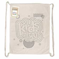 branded Colouring Calico Library Bag, from our range of promotional Cotton & Calico Tote Bags