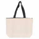branded Colouring Calico Zip Shopper, from our range of promotional Cotton &amp; Calico Tote Bags