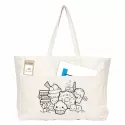 branded Colouring Delton Canvas Large Shopper, from our range of promotional Cotton &amp; Calico Tote Bags