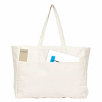 branded Colouring Delton Canvas Large Shopper, from our range of promotional Cotton &amp; Calico Tote Bags