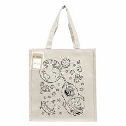 branded Colouring Executive Canvas Tote Bag, from our range of promotional Cotton & Calico Tote Bags
