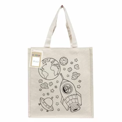 branded Colouring Executive Canvas Tote Bag, from our range of promotional Cotton & Calico Tote Bags