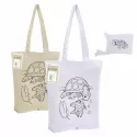branded Colouring Foldable Calico Bag, from our range of promotional Cotton &amp; Calico Tote Bags