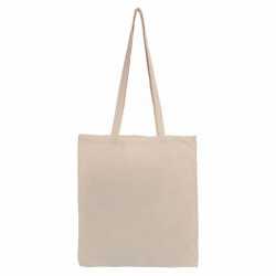 branded Colouring Long Handle Calico Shopper, from our range of promotional Cotton & Calico Tote Bags