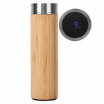 branded Duke Smart Bamboo Drink Bottle 500ml, from our range of promotional Drink Bottles - Metal