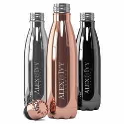 branded Komo Precious Metal Drink Bottle 500ml, from our range of promotional Drink Bottles - Metal