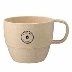 branded Vetto Wheat Straw Coffee Cup 300ml, from our range of promotional Coffee Mugs