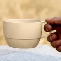 branded Vetto Wheat Straw Coffee Cup 300ml, from our range of promotional Coffee Mugs