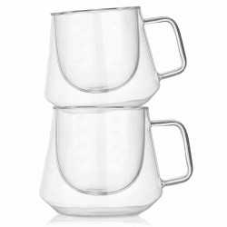 branded Diamond Glass Coffee Cup 230ml, from our range of promotional Reusable Coffee Cups - Glass