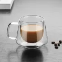 branded Diamond Glass Coffee Cup 230ml, from our range of promotional Reusable Coffee Cups - Glass
