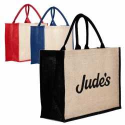 branded Jute Bag Coloured, from our range of promotional Jute Shopping & Tote Bags