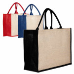 branded Jute Bag Coloured, from our range of promotional Jute Shopping &amp; Tote Bags