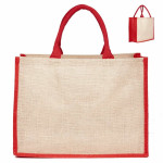 branded Jute Bag Coloured, from our range of promotional Jute Shopping &amp; Tote Bags