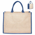 branded Jute Bag Coloured, from our range of promotional Jute Shopping &amp; Tote Bags