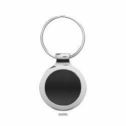 branded Ebony Key Ring, from our range of promotional Metal Keyrings