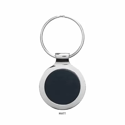 branded Ebony Key Ring, from our range of promotional Metal Keyrings